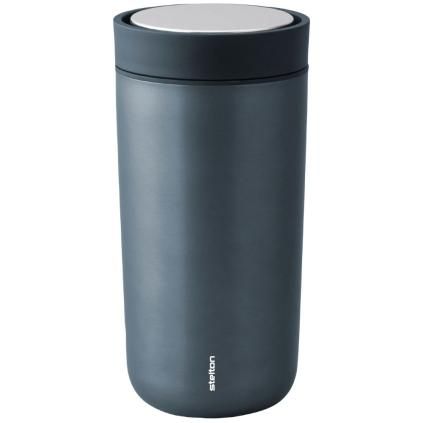 Термос чаша TO GO CLICK 400 ml, гланцово тъмно син, Stelton