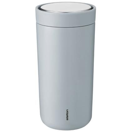 Термос чаша TO GO CLICK 400 ml, матова облачна, Stelton
