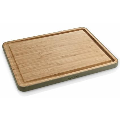Дъска за рязане GREEN TOOL 39 x 28 cm, с улей за сок, бамбук, Eva Trio