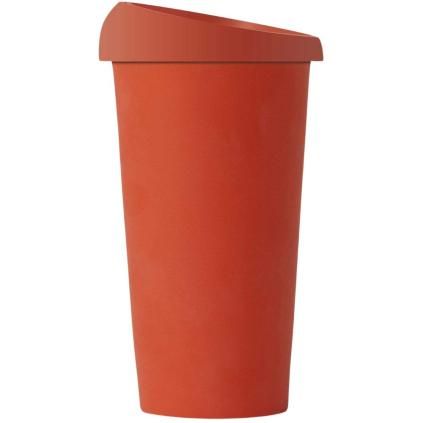 Чаша с капак ANYTIME EMMA 450 ml, оранжев, порцелан, Viva Scandinavia