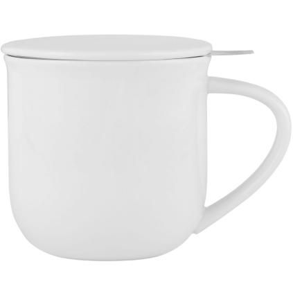Чаша за чай с инфузер MINIMA EVA 350 ml, бял, порцелан, Viva Scandinavia