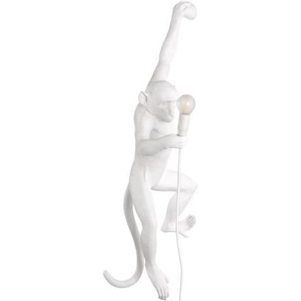 Стенна лампа MONKEY HANGING LEFT HAND 76,5 cм, бяла, Seletti