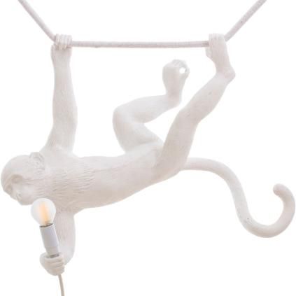 Висяща лампа MONKEY SWING 59 см, бяла, Seletti