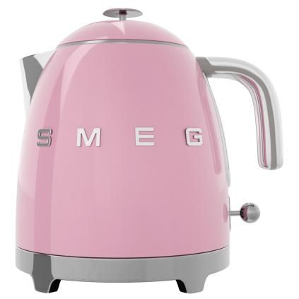 Електрически кана 50'S STYLE MINI KLF05PKEU, 800 мл, пастелно розова, Smeg