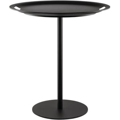 Странична маса OP-LA 52 см, с подвижна табла, черна, Alessi