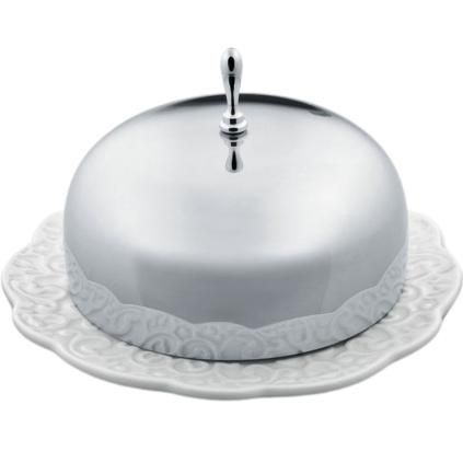 Чиния за масло DRESSED, 12 см, бяла, Alessi