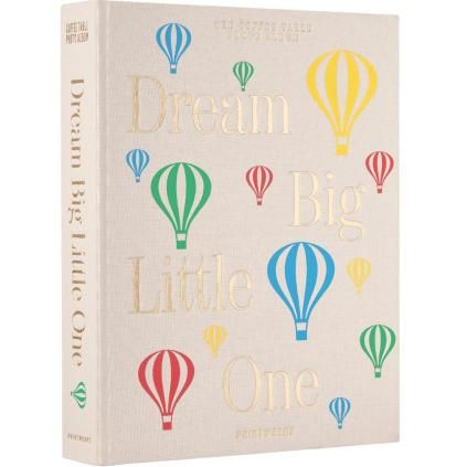 Албум за снимки DREAM BIG LITTLE ONE, бежов, Printworks