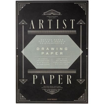 Блокче за рисуване ARTIST PAPER, A4, 50 бр., Printworks