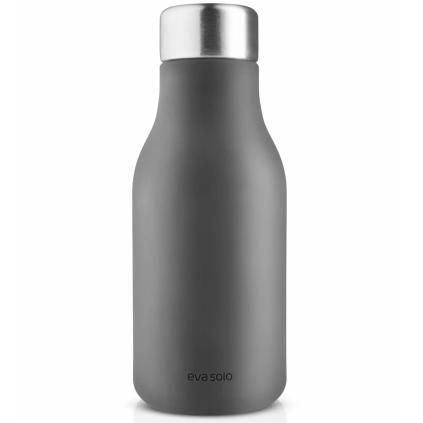 Дозатор за Сапун за ръце 200 ml, сив, силикон, Eva Trio