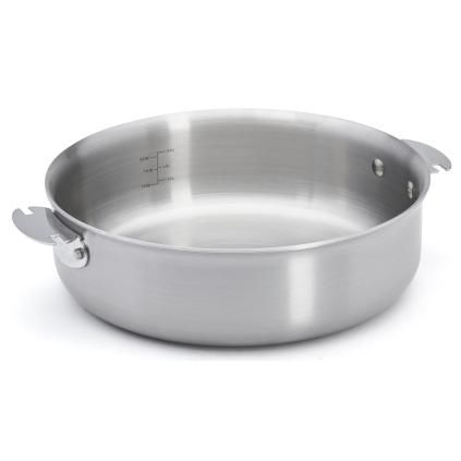 Дълбок тиган соте ALCHIMY LOQY 24 см, сребрист, неръждаема стомана, de Buyer