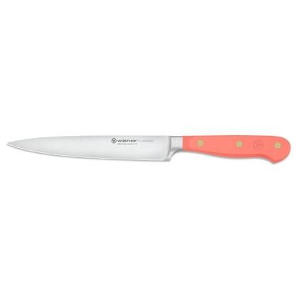 Нож за шунка CLASSIC COLOUR, 16 см, коралова праскова, Wüsthof