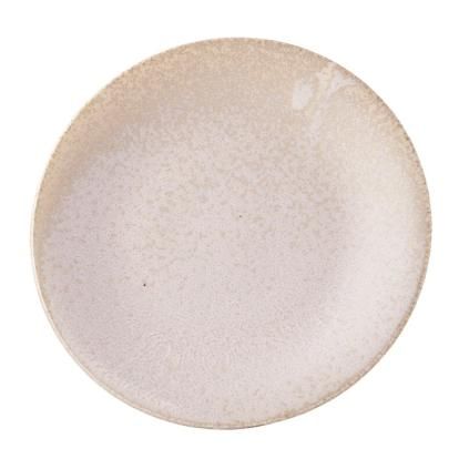 Чиния за гарнитура WHITE FADE 21 cм, бежова, MIJ