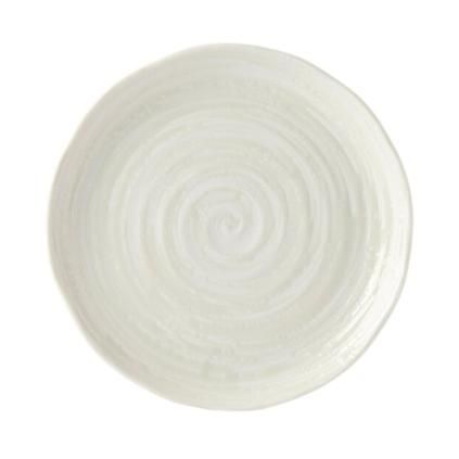 Чиния WHITE SPIRAL 21,5 cм, бяла, MIJ
