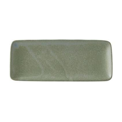 Чиния за сервиране GREEN FADE 29,5 x 12 cм, правоъгълна, зелена, MIJ