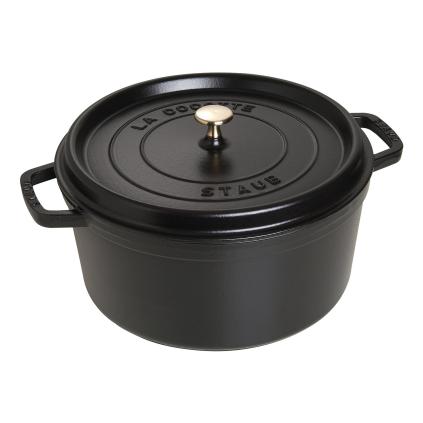 Чугунена тенджера COCOTTE 30 см, черна, Staub