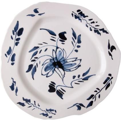 Чиния за вечеря DIESEL CLASSICS ON ACID ENGLISH DELFT 28 cм, бяла, порцелан, Seletti