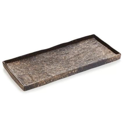 Чиния за сервиране SOLSTICE 30 x 13,5 cм, златиста, порцелан, Revol