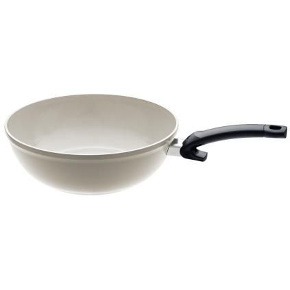Уок CERATAL 30 cм, бежов, алуминий, Fissler