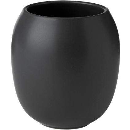 Чаша за четка за зъби FJORD 10 cм, черна, керамика, Stelton