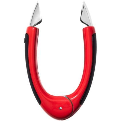 Белачка за ягоди GOOD GRIPS 9 см, червена, пластмаса, OXO