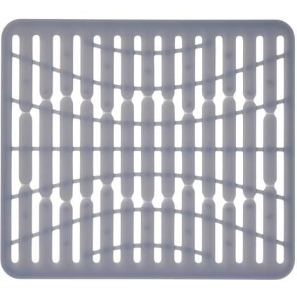 Защитна подложка за мивка GOOD GRIPS 32 x 28 cм, сива, силикон, OXO