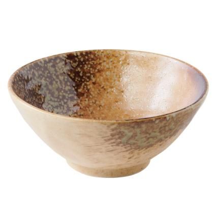 Купа за удон WABI SABI 800 мл, кафява, керамика, MIJ