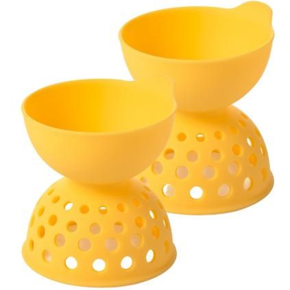 Прибор за поширане на яйца GOOD GRIPS 2 бр., жълт, силикон, OXO