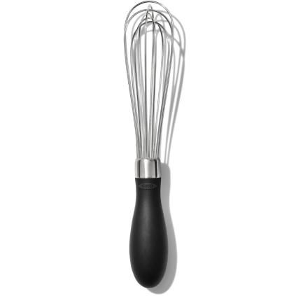 Бъркалка GOOD GRIPS 18 см, черна, неръждаема стомана, OXO