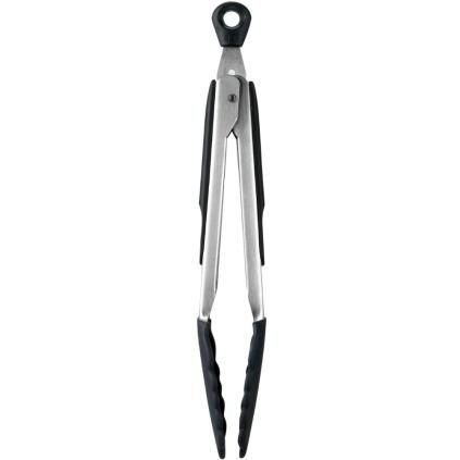 Кухненски щипки GOOD GRIPS 23 см, черни, силикон, OXO