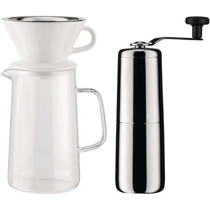 Кафемашина с бавно капене SLOW COFFEE, с кафемелачка, Alessi