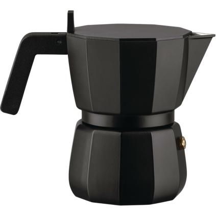 Кафеварка за котлон MOKA, 150 мл, черно, алуминий, Alessi