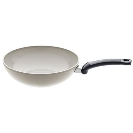 Уок тиган CERATAL, 28 см, бежов, алуминий, Fissler