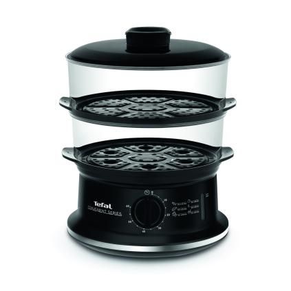 Уред за готвене на пара CONVENIENT SERIES VC140131 6 l, черен, Tefal