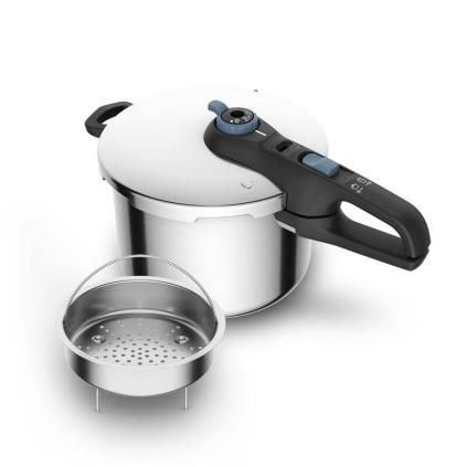 Тенджера под налягане SECURE TRENDY P2584401 8 л, инокс,Tefal