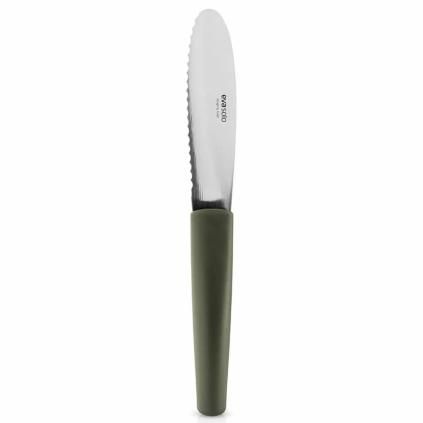 Нож за масло GREEN TOOLS 21 cm, зелен, неръждаема стомана, Eva Trio