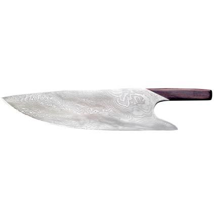 Готварски нож THE KNIFE GRENADILL DAMASCUS, 26 см, кафяв, Güde