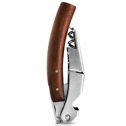 Сервитьорски тирбушон LIQUID LOUNGE 15 cm, кафяв, неръждаема стомана, Eva Trio