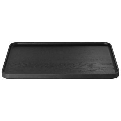 Поднос за сервиране OKU, 40 x 30 см, черен, дърво, Blomus