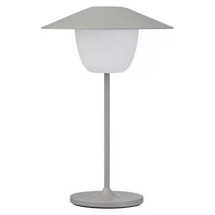 Преносима настолна лампа ANI MINI, 21 см, LED, сателитно сив, алуминий, Blomus