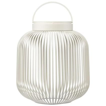 Преносима настолна лампа LITO M, 30,5 см, LED, копринено сив, стомана, Blomus