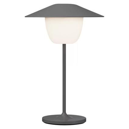 Преносима настолна лампа ANI MINI, 21 см, LED, топло сив, алуминий, Blomus