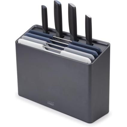 Дъска за рязане FOLIO PLUS 60216, 30 x 20 см, комплект от 4 бр. + кухненски ножове, пластмаса, Joseph Joseph