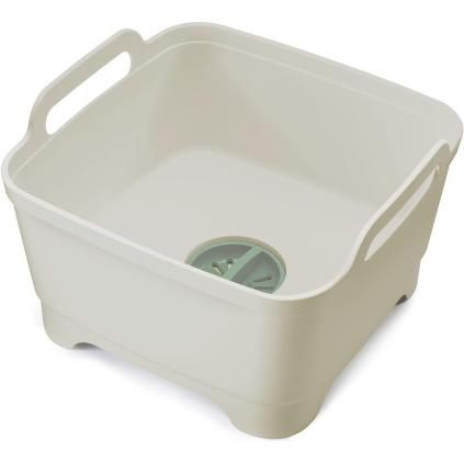 Купа за миене и отцеждане на съдове WASH&DRAIN 851648 крем, пластмаса, Joseph Joseph