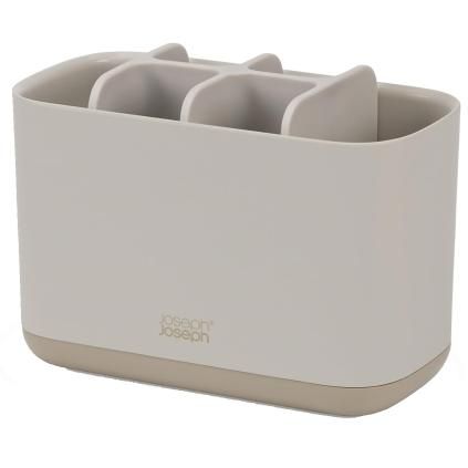 Чаша за четка за зъби EASYSTORE 70575, екрю, пластмаса, Joseph Joseph