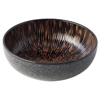 Купа за хранене BRONZE CONVERGING, 15 см, кафяв, керамика, MIJ