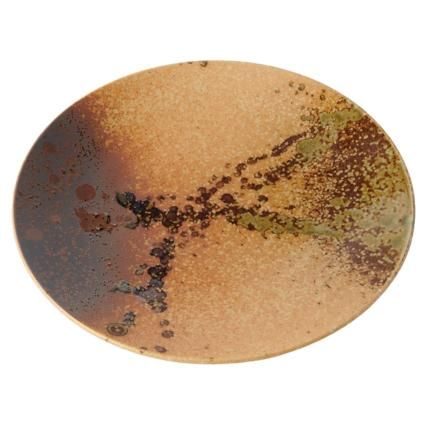 Чиния за вечеря WABI SABI, 28,5 см, кафяв, керамика, MIJ