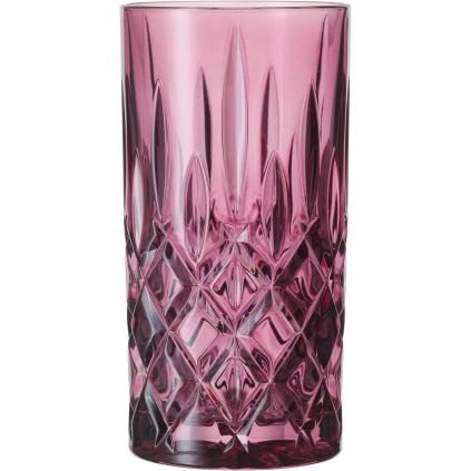 Чаша за дълги напитки NOBLESSE COLORS, 395 мл, комплект от 2 бр., виолетов, Nachtmann