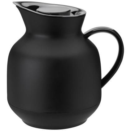 Вакуумна кана AMPHORA, 1 л, 21 см, черен, пластмаса, Stelton