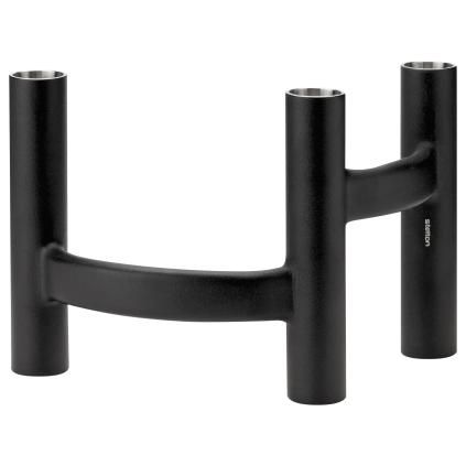 Свещник за вечеря ORA, 20 см, черен, неръждаема стомана, Stelton