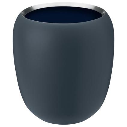 Ваза ORA 18 см, прашносин, неръждаема стомана, Stelton